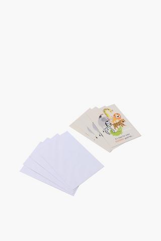 8 Pack Jungle Party Invites