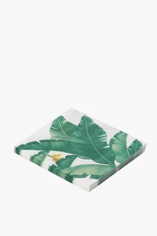 20 Pack Jungle Leaf Serviettes