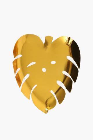 8 Pack Metallic Paper Plates