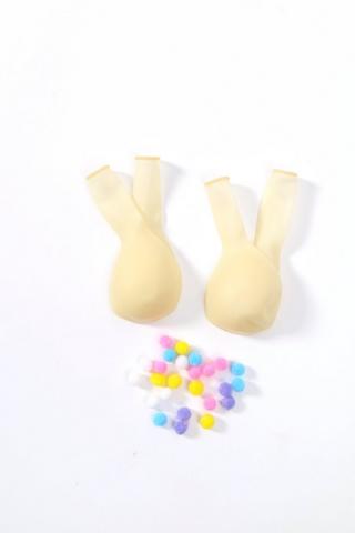 5 Pack Pompom Balloons