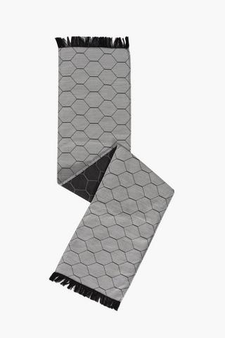 Geometric Cotton Table Runner