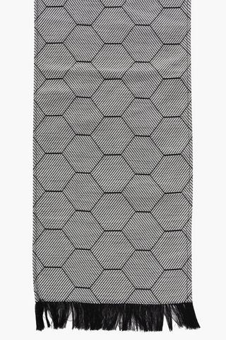 Geometric Cotton Table Runner