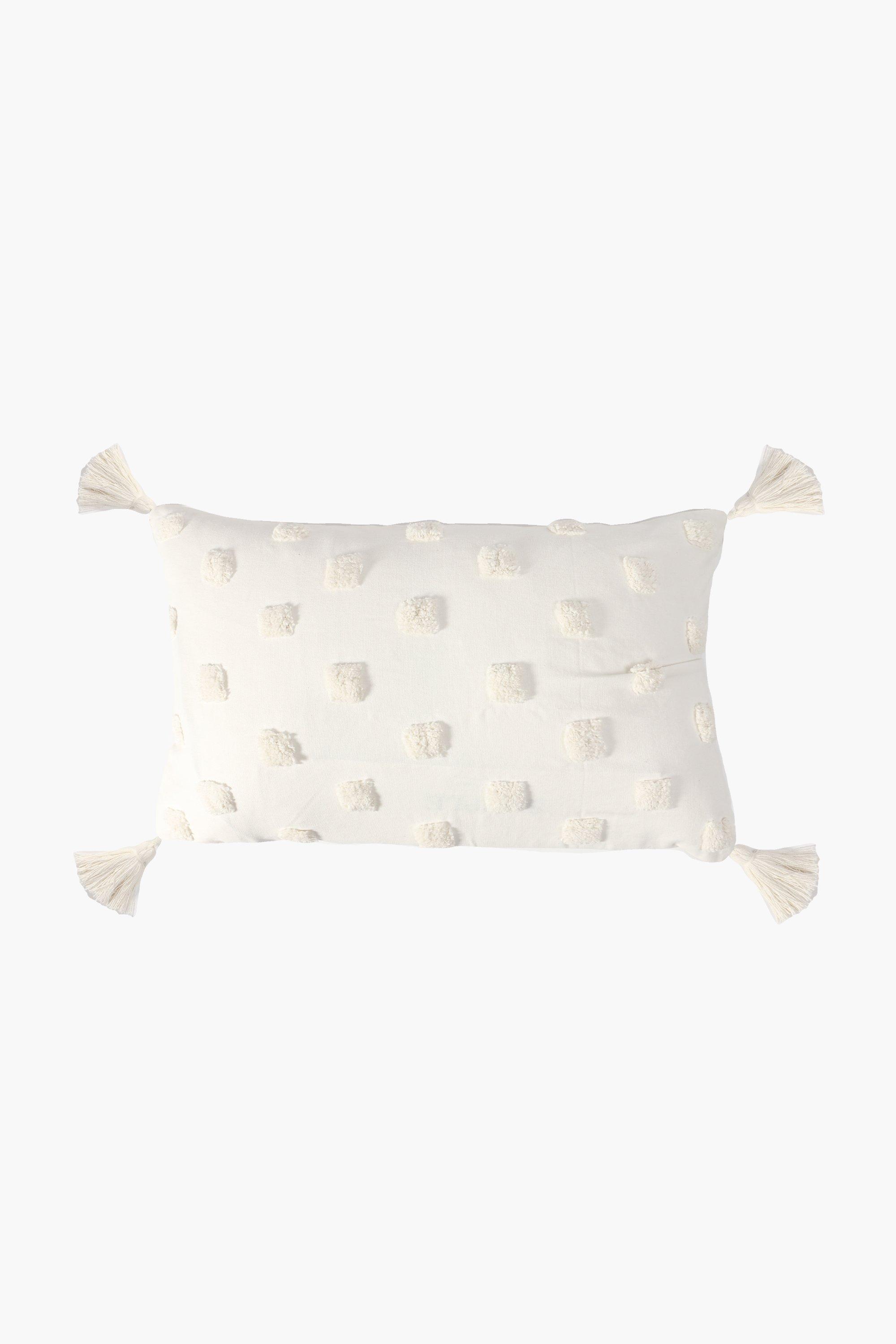 Grey Textured Scatter Cushion 40x60cm main image 0