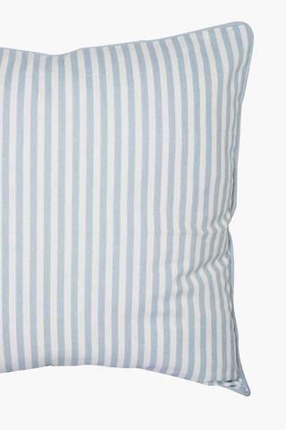 Woven French Stripe Scatter Cushion Cover, 60x60cm