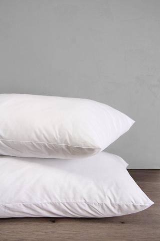 Hollowfibre Polycotton Percale Standard Pillowcase