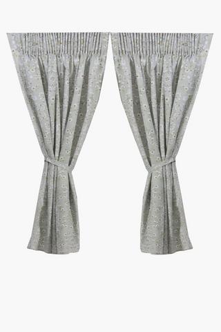 2 Pack Mimosa Cafe Curtain, 110x120cm