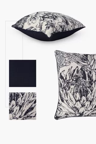 Olivia Protea Feather Scatter Cushion 60x60cm