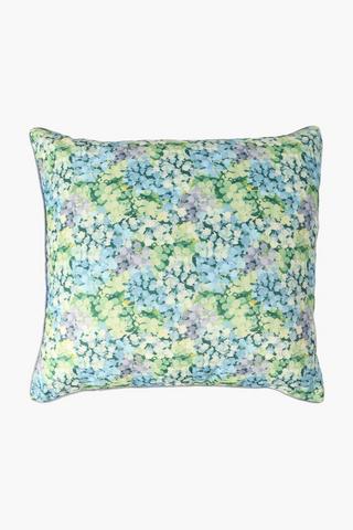 Printed Ditsy Floral Feather Scatter Cushion, 60x60cm