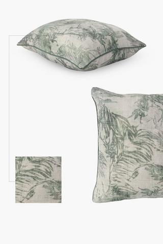 Bahama Palm Feather Scatter Cushion, 60x60cm