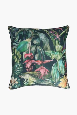 Juniper Leaf Feather Scatter Cushion, 60x60cm