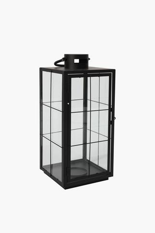 Window Glass Lantern, 18x42cm