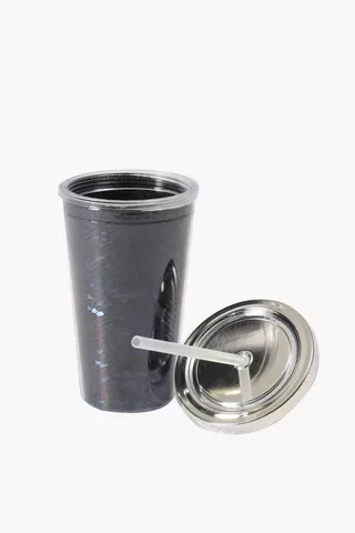 Sequin Sippy Cup, 500ml