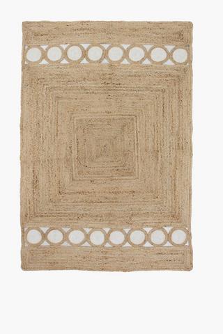 Jute Woven Desert Rug, 160x230cm