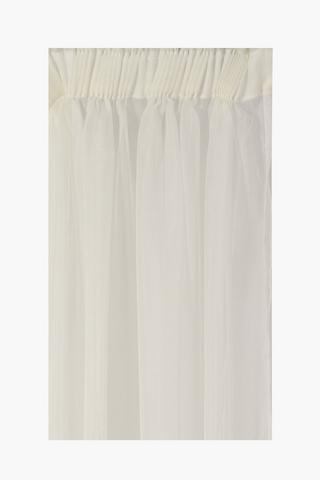 Sheer Voile Taped Curtain 290x270cm