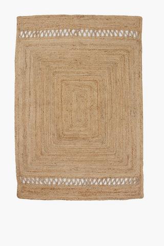 Jute Woven Safari Rug, 160x230cm