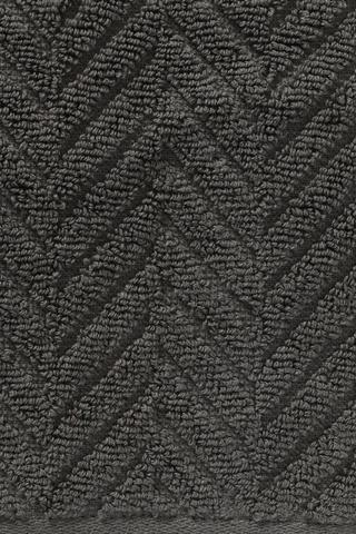 Textured Chevron Cotton Towel