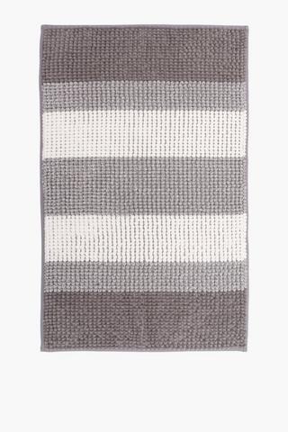 Stripe Ombre Micro Chenille Bath Mat