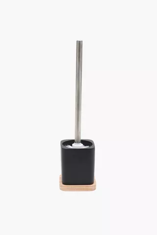 Resin And Bamboo Toilet Brush