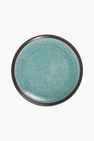 Textured Glaze Stoneware Side Plate