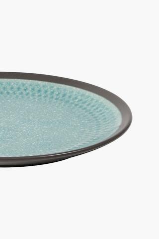 Textured Glaze Stoneware Side Plate