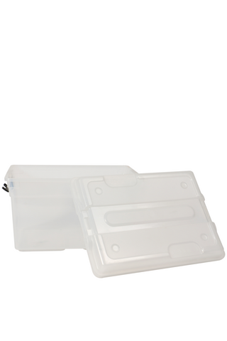 Clear Storage Box 56l