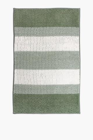 Stripe Ombre Micro Chenille Bath Mat