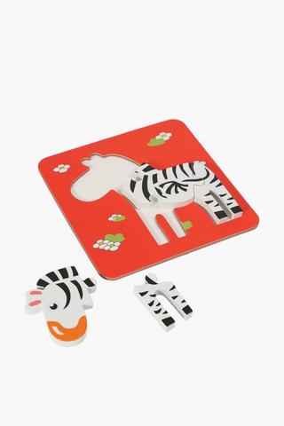 Zebra Wooden Puzzle