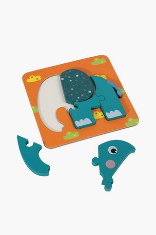 Elephant Wooden Puzzle