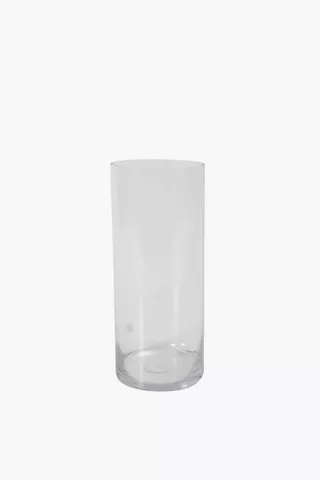 Glass Cylinder Vase, 5x19cm