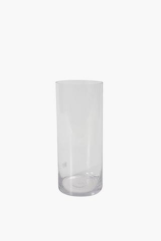Glass Cylinder Vase, 5x19cm