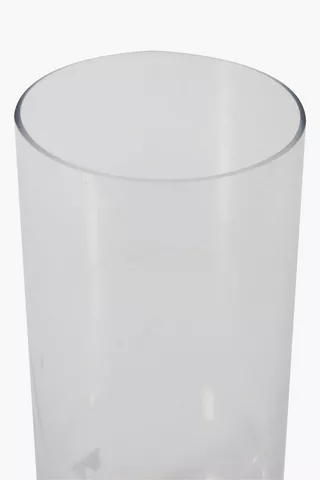 Glass Cylinder Vase, 5x19cm