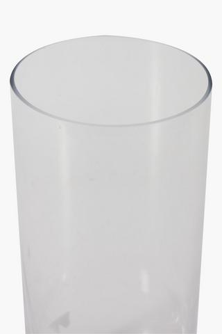 Glass Cylinder Vase, 5x19cm