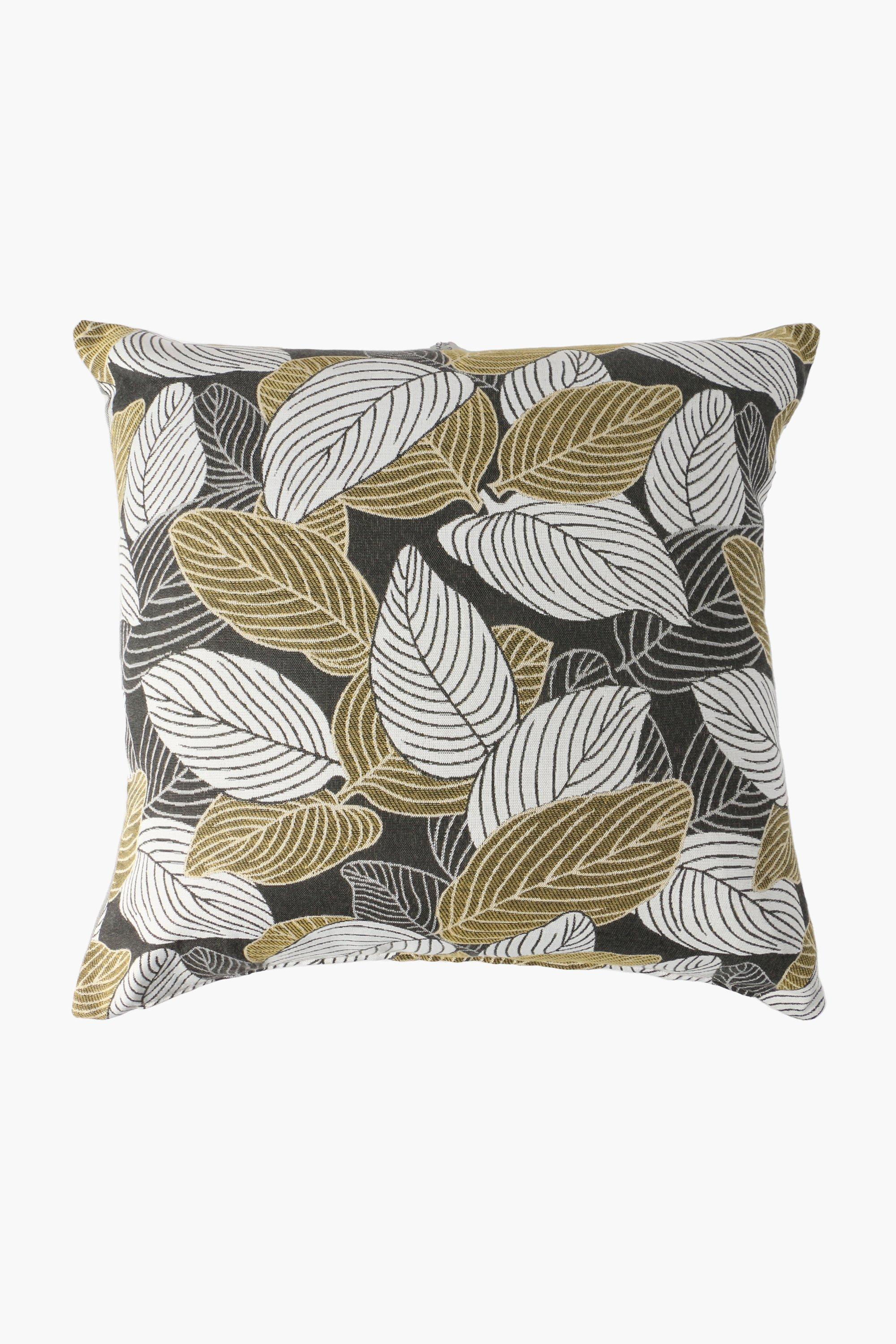 Jacquard Leaf Scatter Cushion 60x60cm