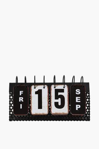 Mesh Flip Calendar, 27x14cm