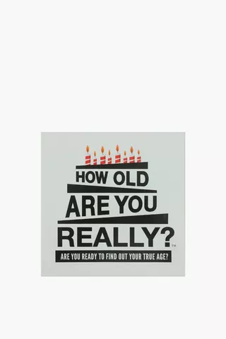 How Old Are You Really Game