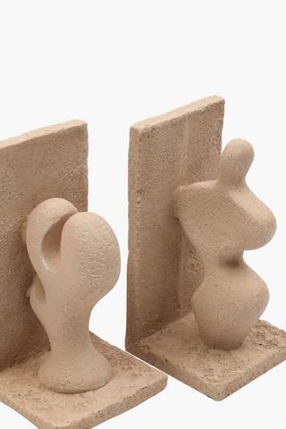 Organic Wave Bookends, 11x30cm
