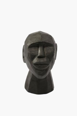 Geo Head Statue, 15x26cm
