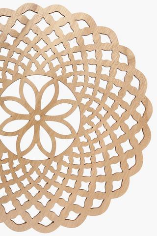 Geometric Wood Underplate