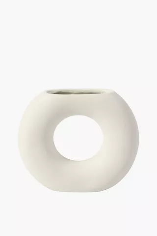 Organic Donut Vase, 30x32cm