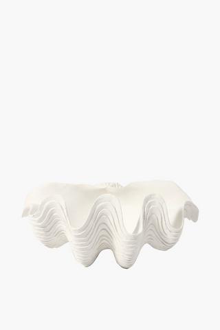 Resin Clam Decor, 36x20cm