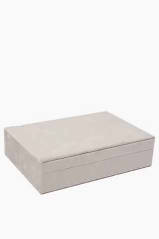 Velvet Jewellery Box, 28x20cm