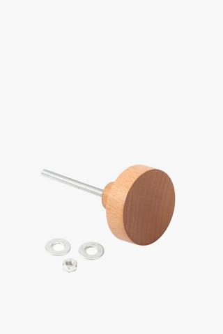 Wooden Drawer Knob, 4cm