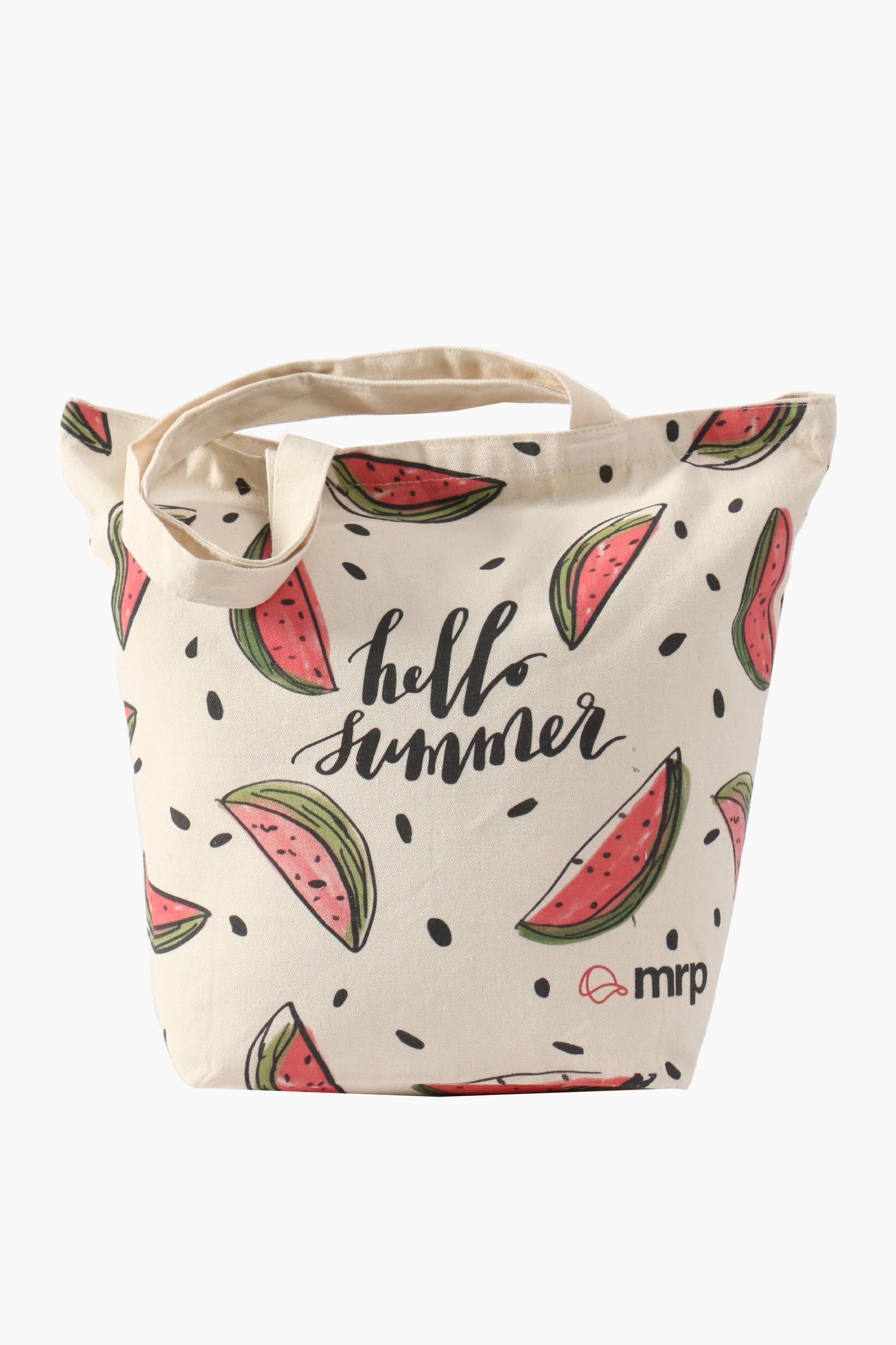 Canvas Printed Shopper Bag