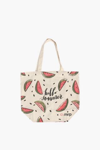 Canvas Printed Shopper Bag