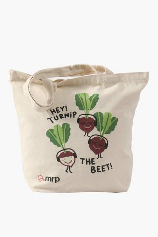 Canvas Printed Shopper Bag