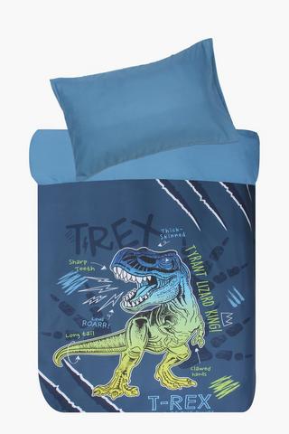 Soft Touch Dino Duvet Cover Set
