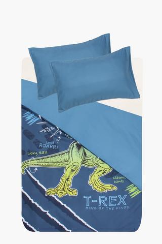 Soft Touch Dino Duvet Cover Set