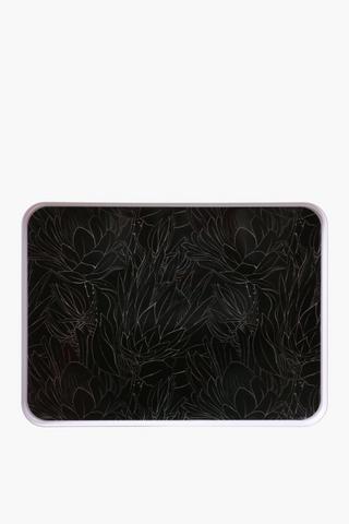 Melamine Floral Tray, Extra Large