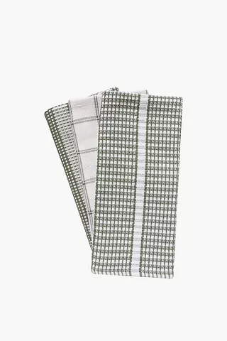 3 Pack Premium Stripe Cotton Tea Towels