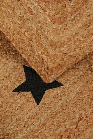 Jute Stars Rug, 70x110cm